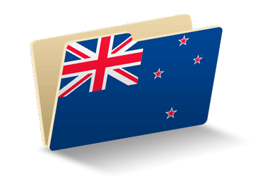 ニュージーランドの国旗-フォルダ